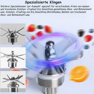 Dedom Smoothie-Maker Hochleistungsmixer,professionelle Smoothie-Maschine,2L,Zerkleinerer, 18000,00 W, Smart Smoothie Maschine für 3 Personen