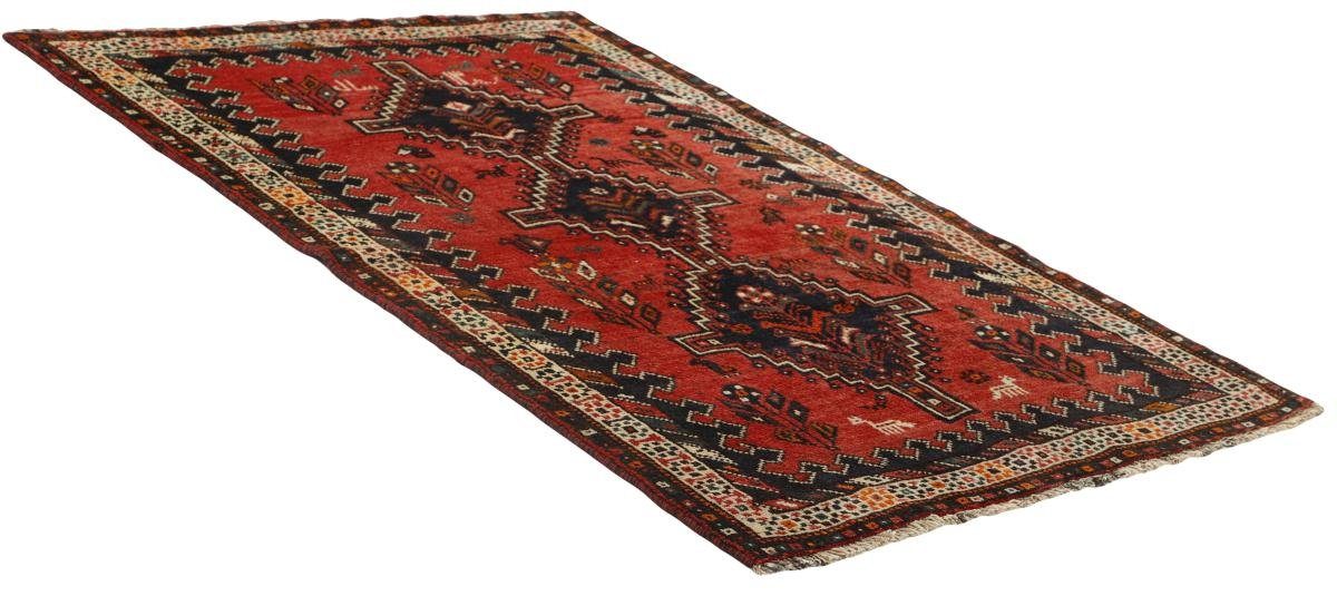 Orientteppich Shiraz 138x202 Handgeknüpfter Orientteppich mm Perserteppich, Nain rechteckig, Höhe: 10 Trading, 