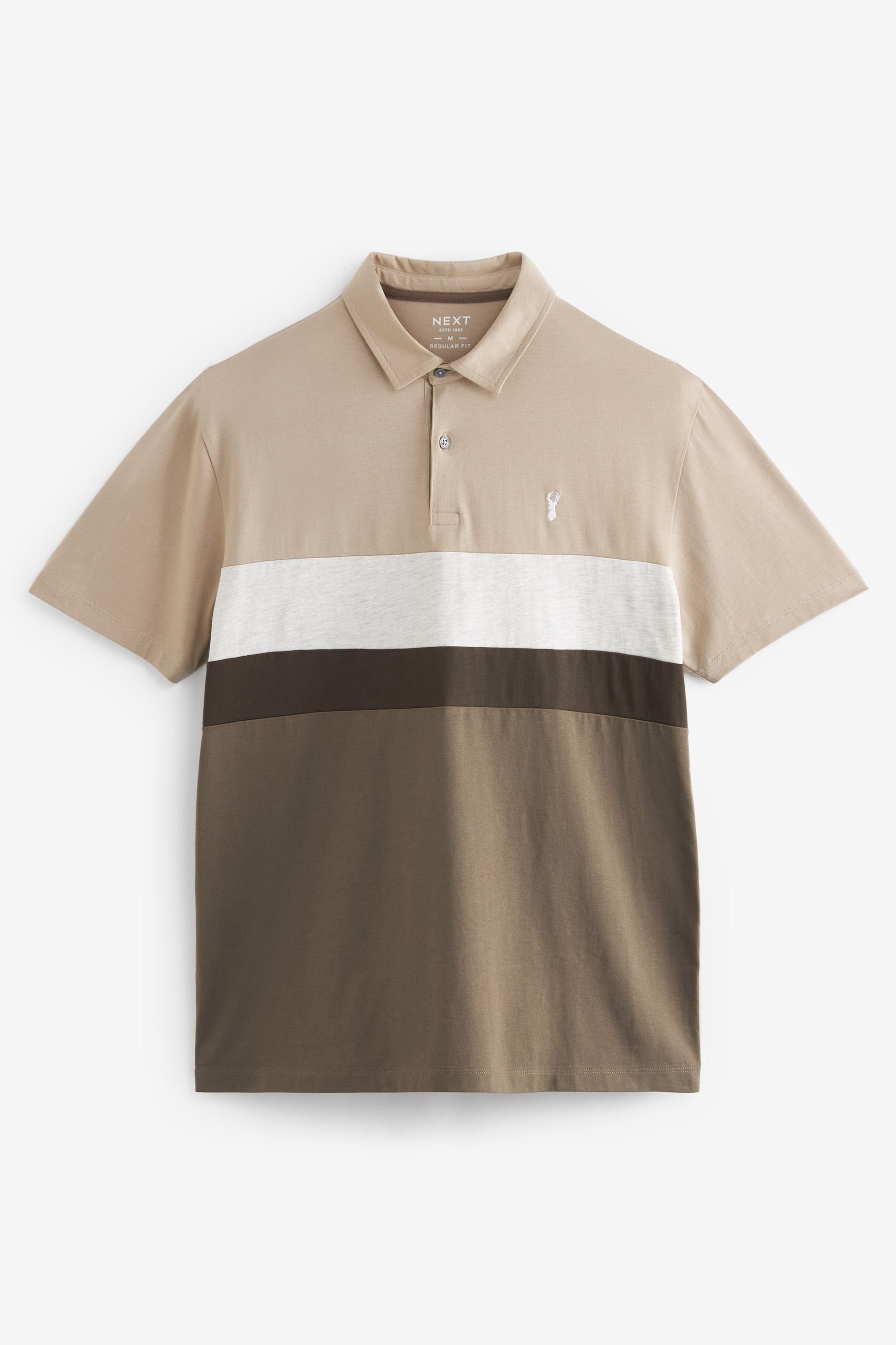 Next Poloshirt (1-tlg) Neutral/Black | Poloshirts