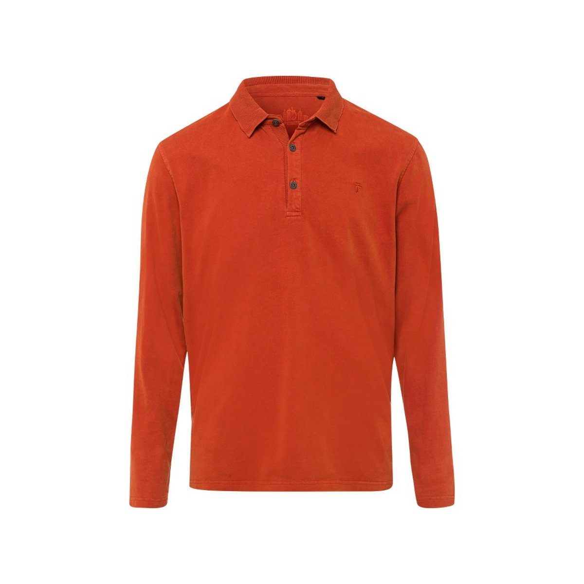 Pioneer Authentic Jeans Rundhalsshirt orange regular fit (1-tlg) | Rundhalsshirts