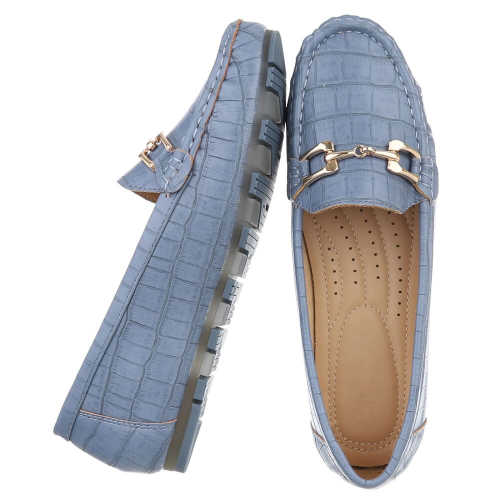 Ital-Design Elegante Mokassins mit Schnalle für Damen - Komfortabel & Stilv günstig online kaufen