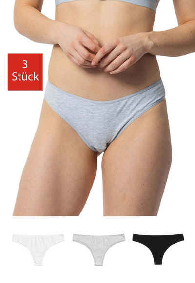 SNOCKS Brasilslip Damen Slip Unterhose (3-St) aus Bio-Baumwolle für ein bequemes Tragegefühl