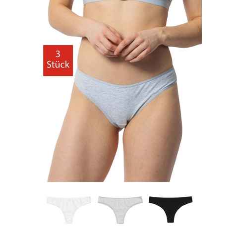 SNOCKS Brasilslip Damen Slip Unterhose (3-St) aus Bio-Baumwolle für ein bequemes Tragegefühl