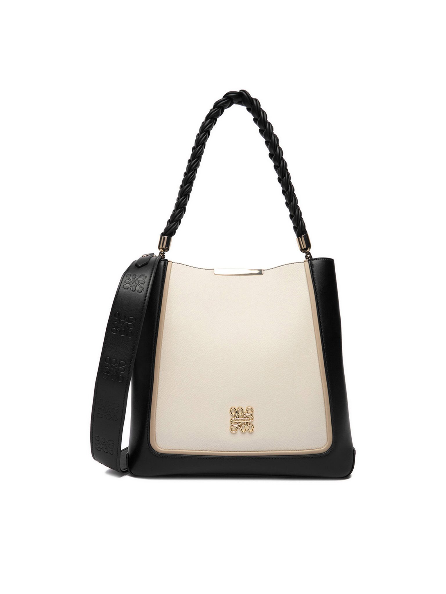 Nine West Handtasche Nine West Damenhandtasche Schwarz NINE WEST-CEO-TORRA-LDA0709 Elfenbei