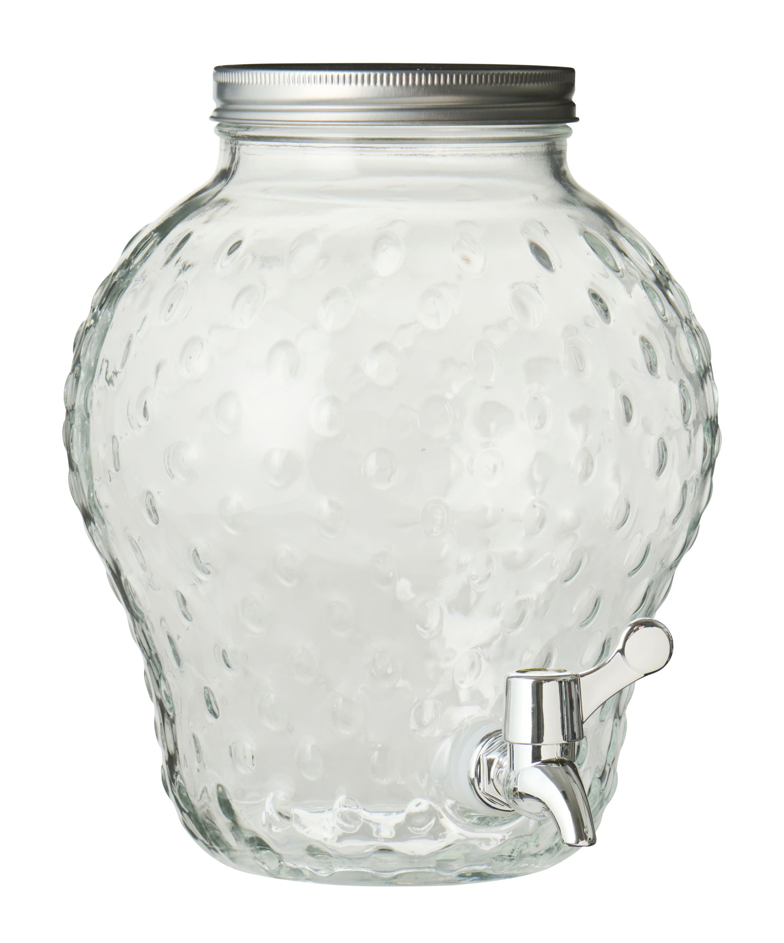 Getränkespender Ib Laursen - Getränkespender Wasserspender Erdbeerförmig 3,8L Glas
