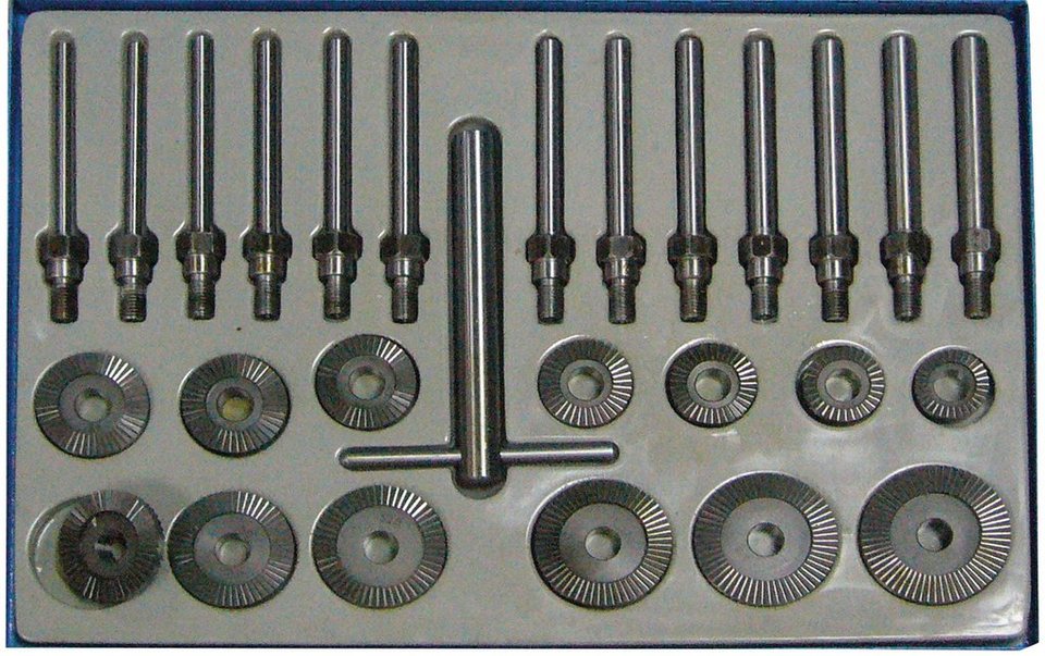 BGS Werkzeugset Ventilsitzfräser-Satz, 27-teilig, 30 - 60 mm