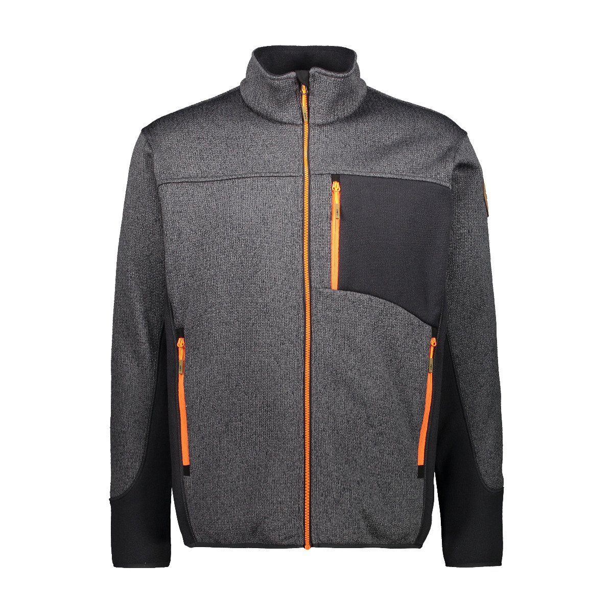 CMP Kurzarmpullover CMP Herren Giacca in Pile Jacquard Knitted Jacke 3