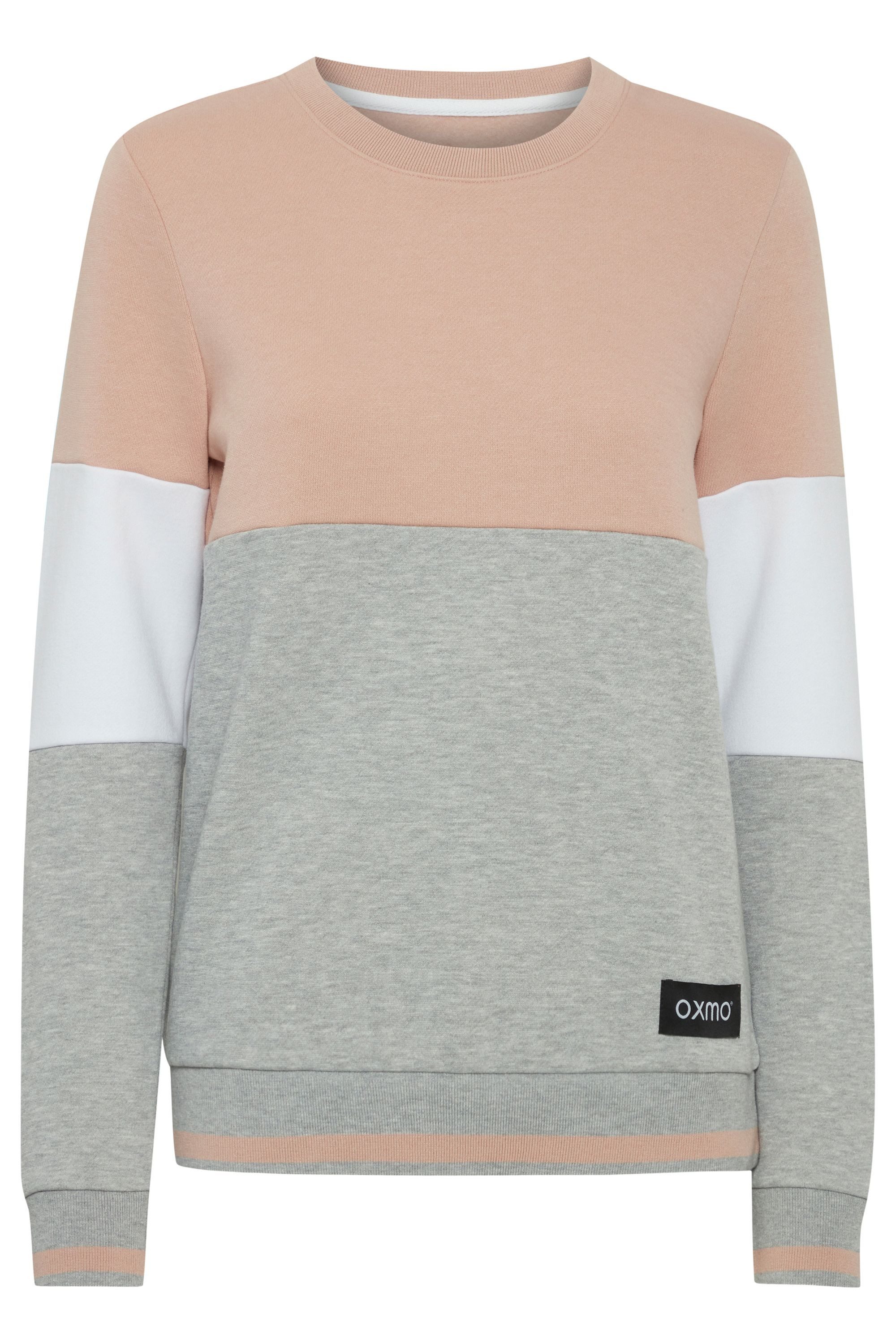 OXMO Hoodie OXOmaya Sportlicher Sweatpullover mit kontrastreichem Muster günstig online kaufen