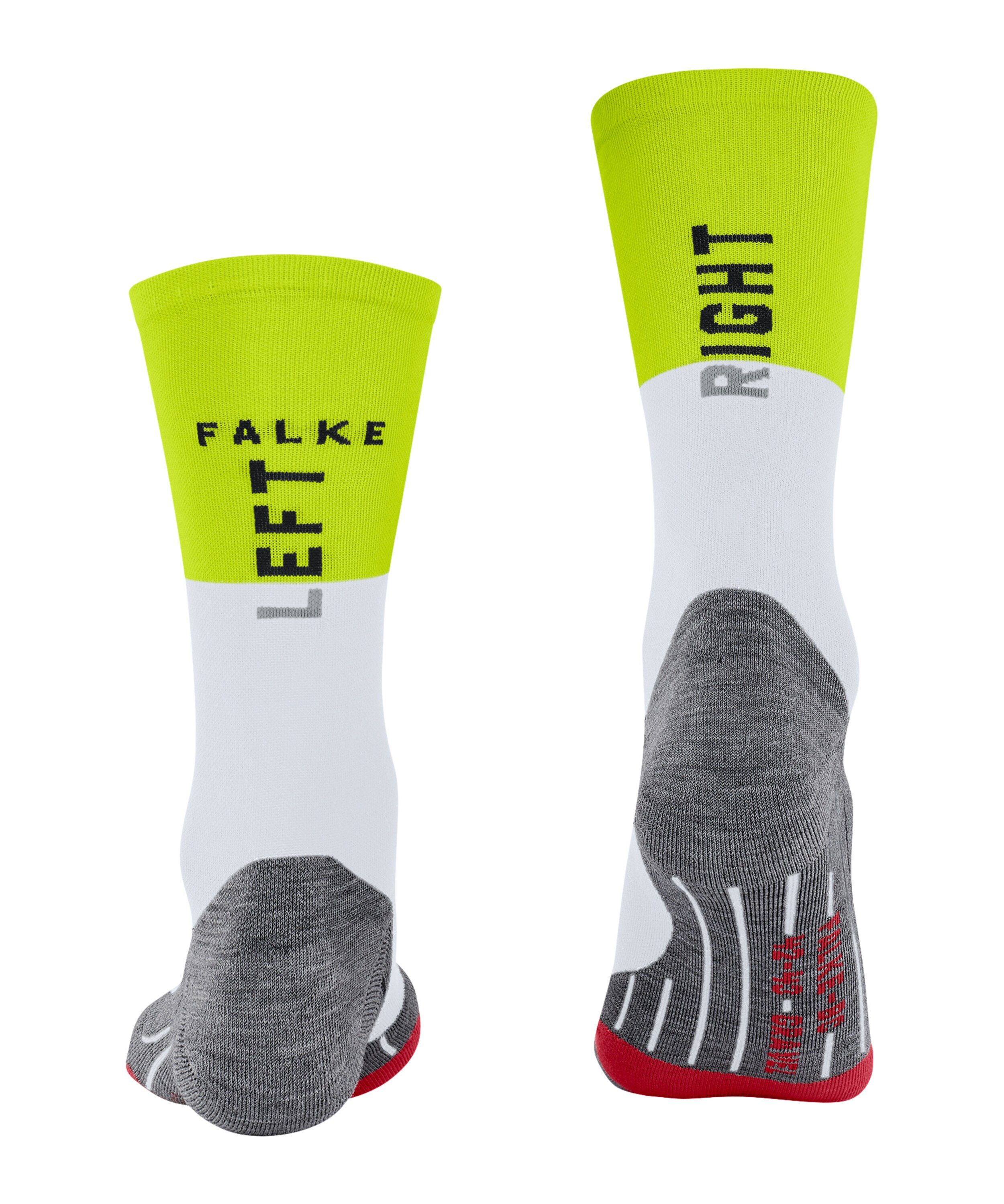 für Radsocke white (2007) ultraleichte Kontrolle Gravel Sportsocken direkte BC (1-Paar) FALKE