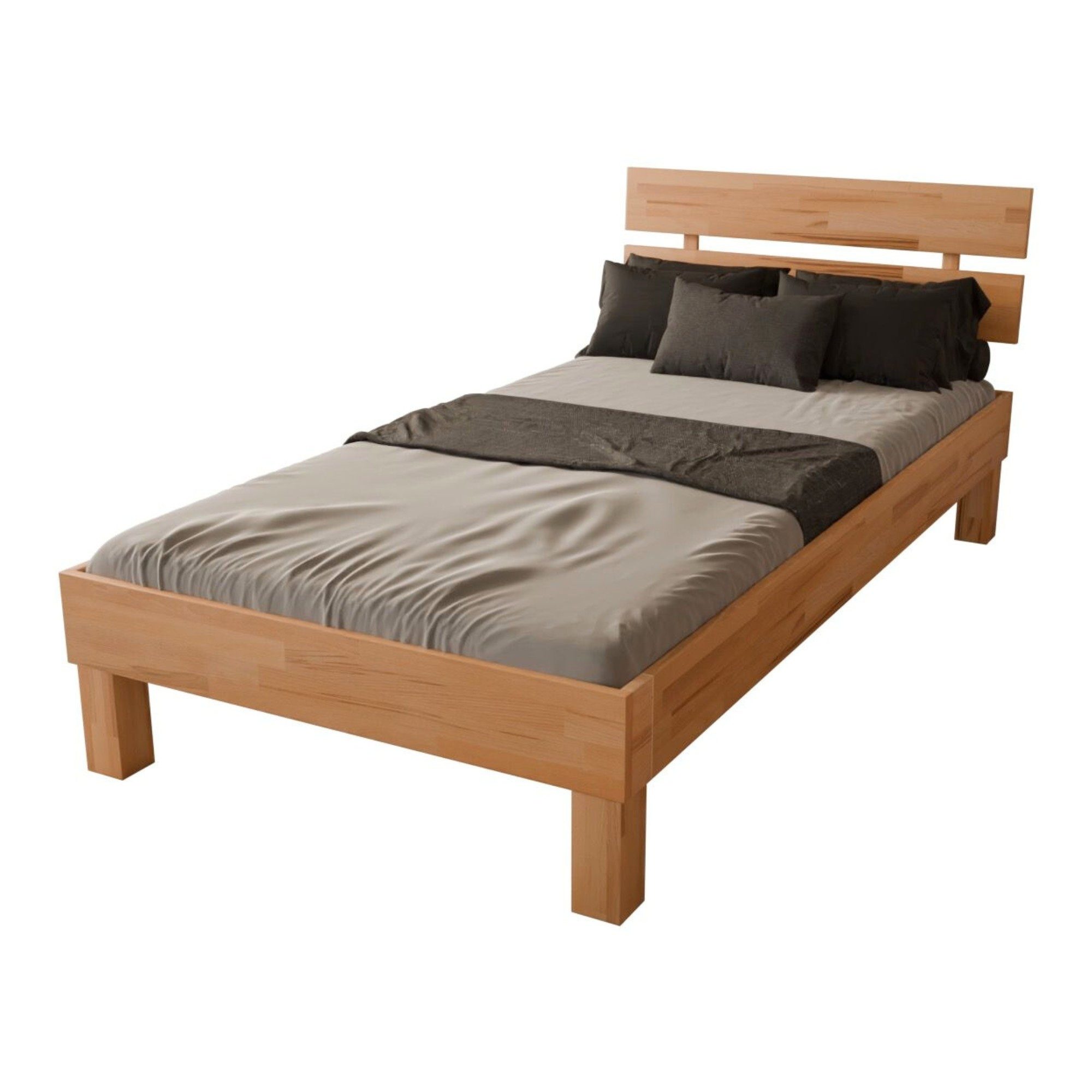 MeinMassivholz Massivholzbett PALMA Kernbuche (Verfügbar als günstig online kaufen