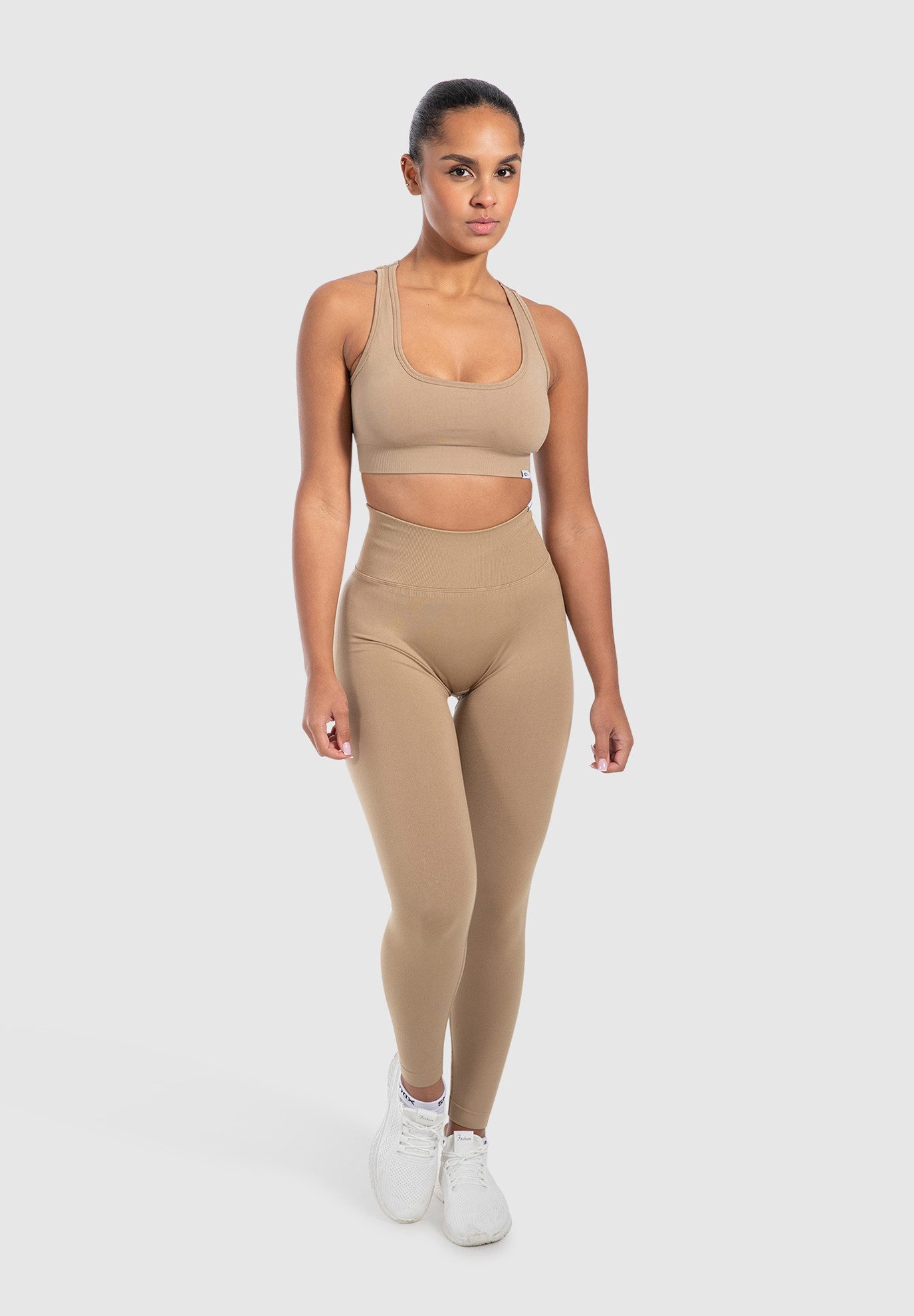 Smilodox Sport-BH Louisa, Blickdicht Rutschfestes Sport Bra, Gerippter Stof günstig online kaufen