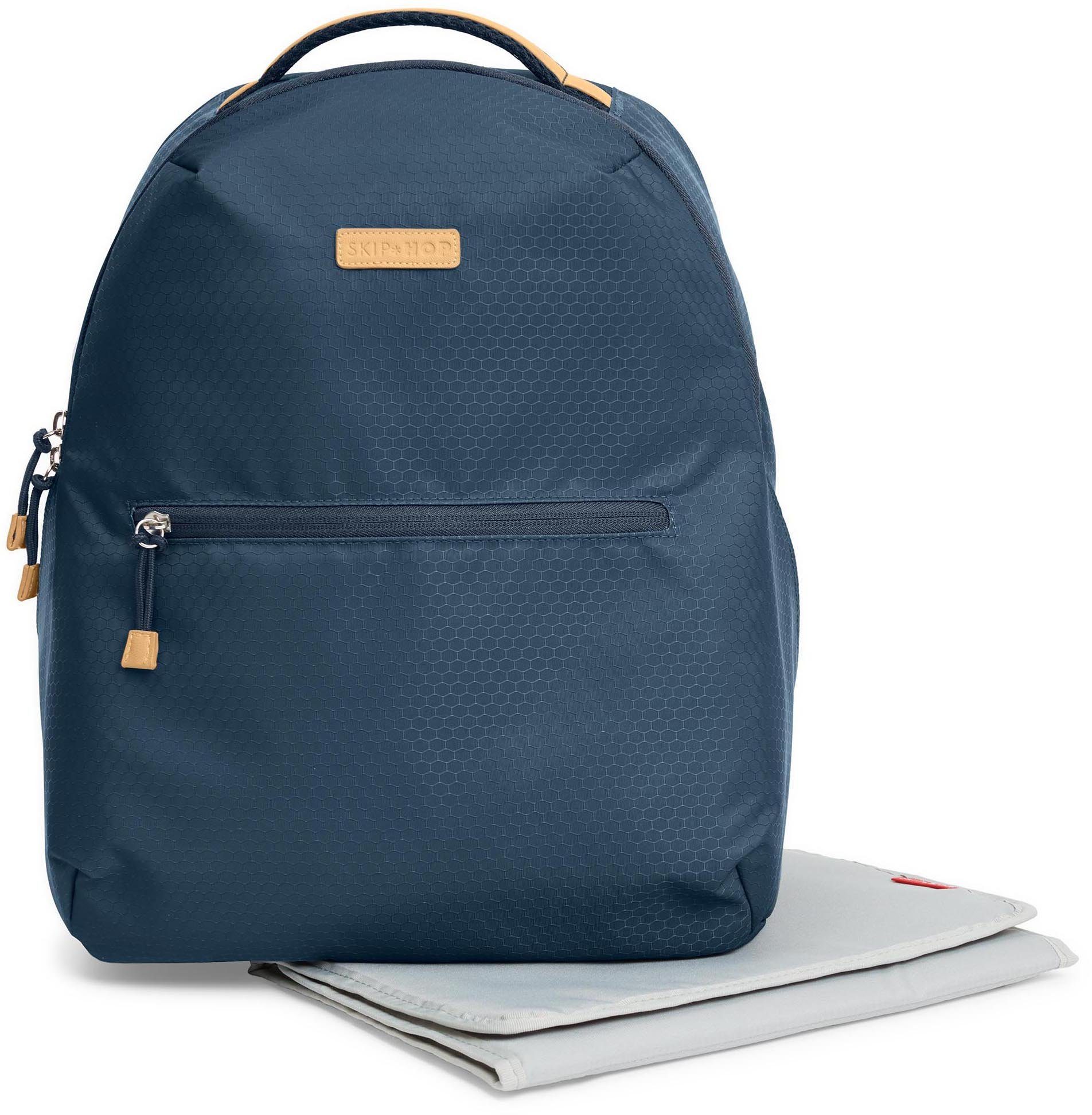 Go Skip Material aus Hop blau-grau, Envi, recyceltem Wickelrucksack