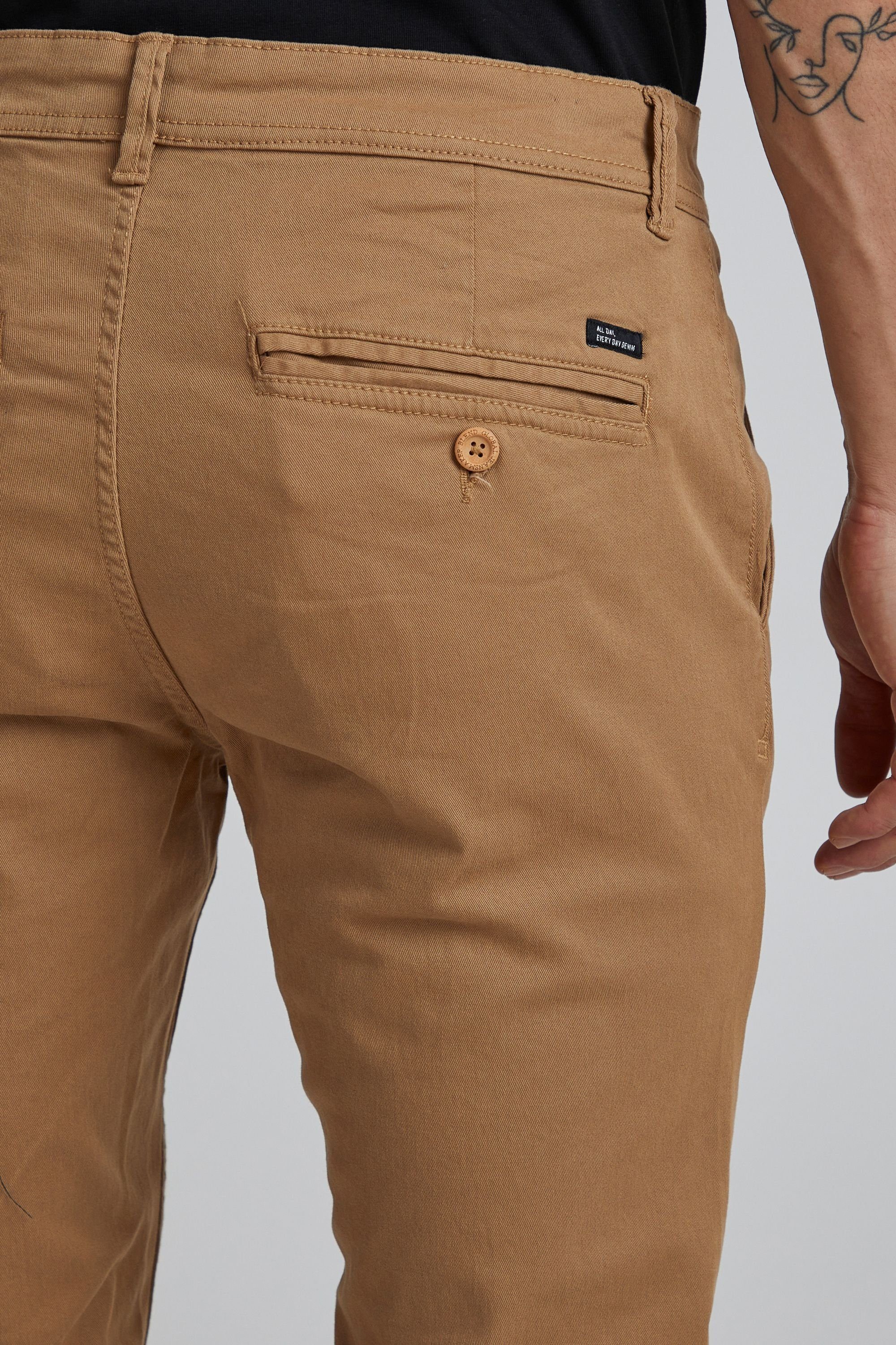 Blend Chinohose BHNatan Stoffhose mit normalem Bund und schmalem Beinen - Slim Fit