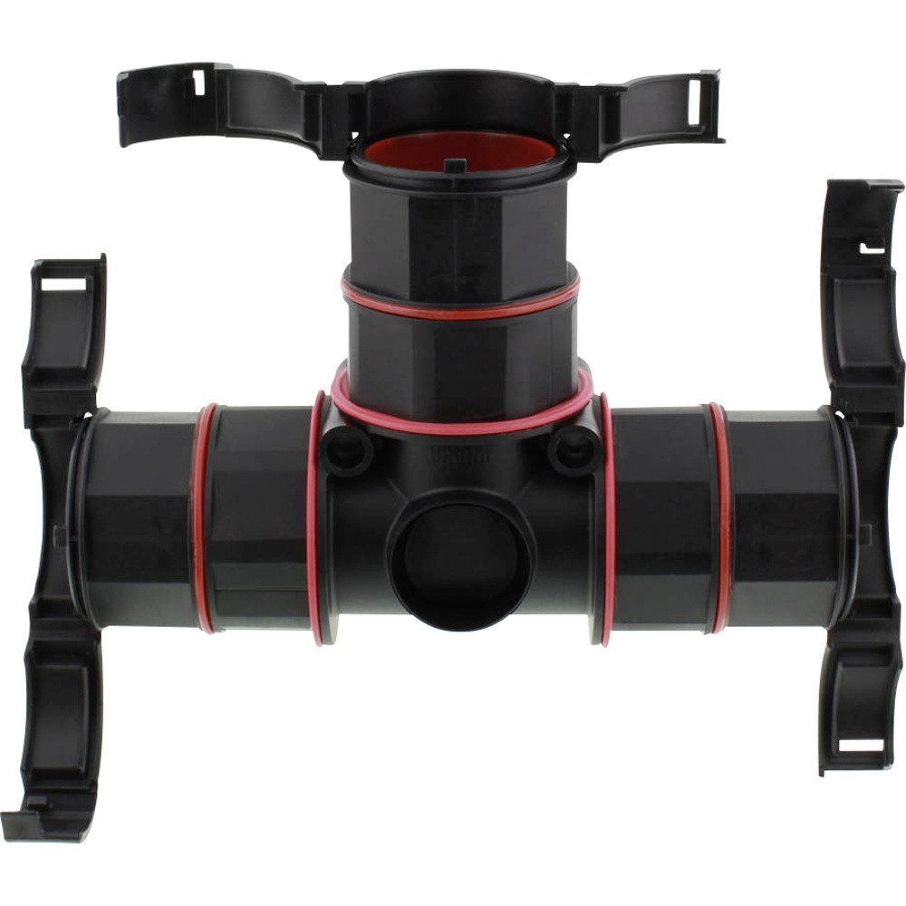 WISKA Kabelzubehör Wiska 10109768 BFT-23-23-23-BK T-Verteiler Schwarz 1 St., (BFT-23-23-23-BK)