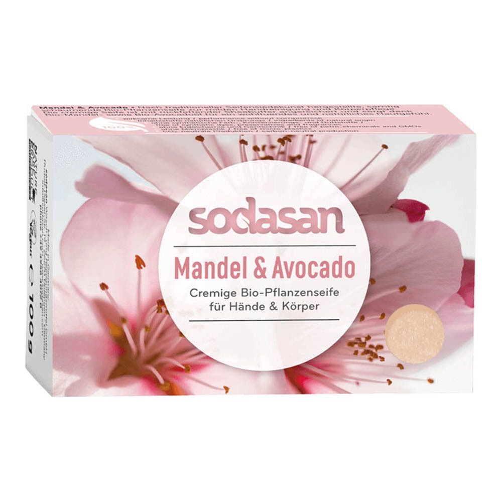 Sodasan Feste Duschseife Cream - Mandel Seife 100g