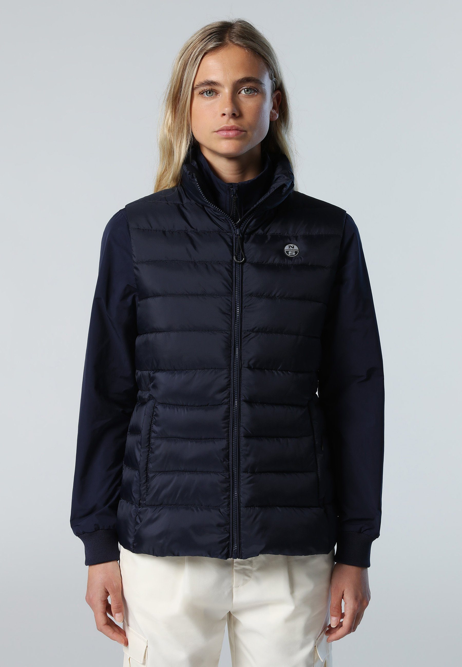 BLUE mit Sails North Vest Steppweste Design Ari klassischem