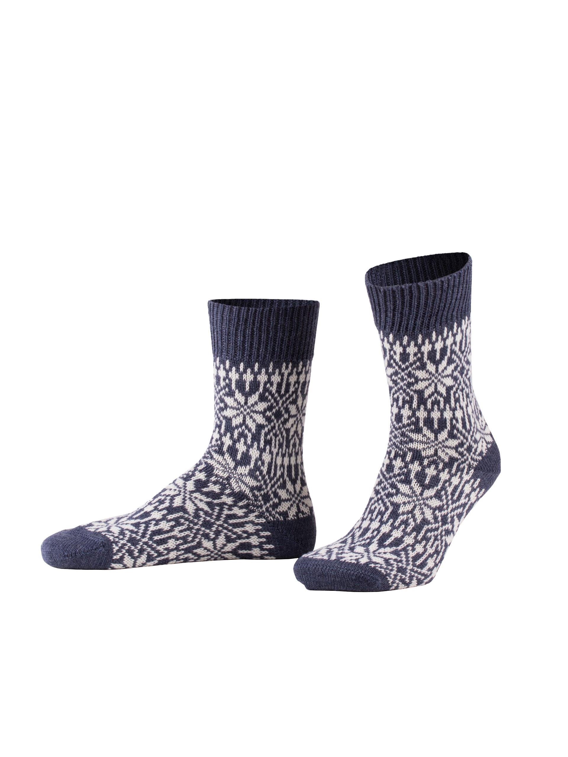 Almbock Trachtensocken Norwegersocke Lars (1-Paar) blau