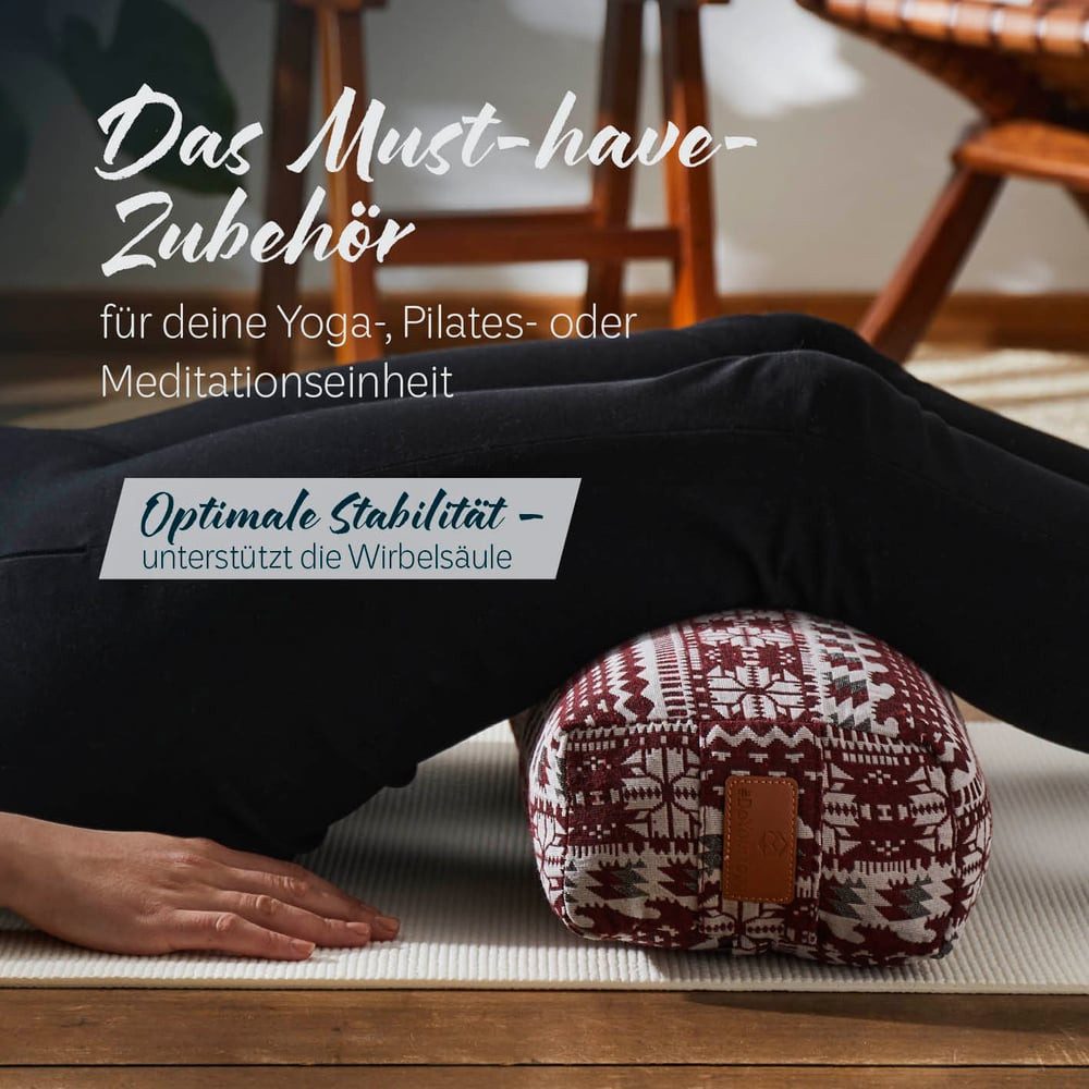 #DoYourYoga Yoga Bolster Paravati, Yoga Kissen