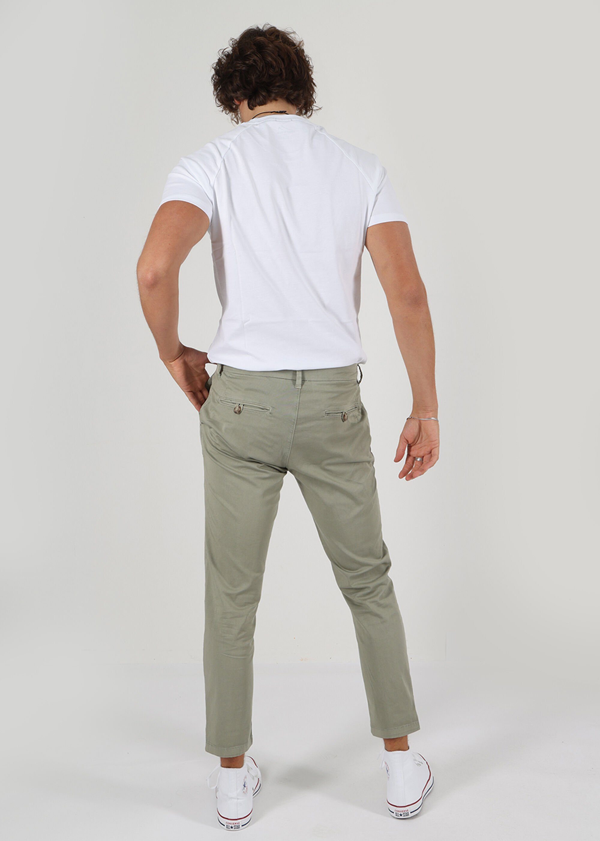 Denim of Miracle Bequem Chinohose Chino Harry Olive