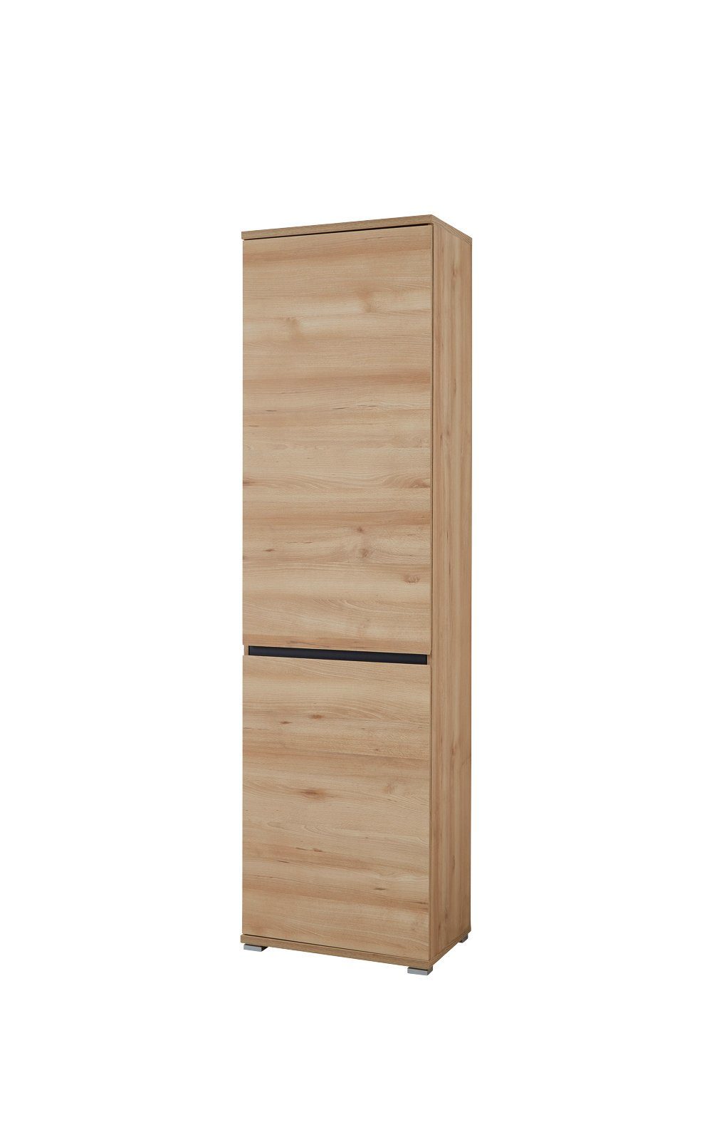 moebel-dich-auf Garderobenschrank LAUSANNE (Dielenschrank, 54 cm breit) grifflose Optik, in 2 Farben erhältlich
