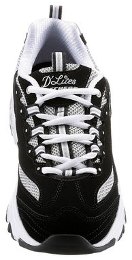 Skechers D'LITES - ROAM AROUND Sneaker profilierter Gummi-Laufsohle, Freizeitschuh, Halbschuh, Schnürschuh