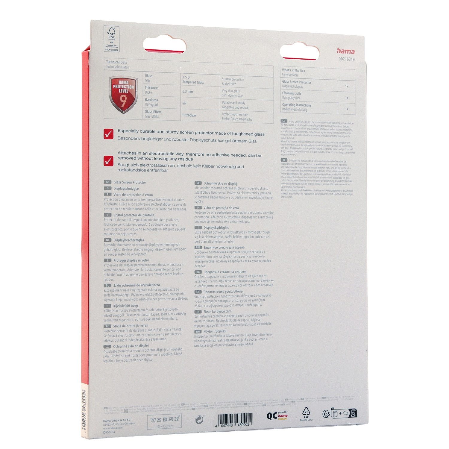 Hama Displayschutzglas Premium Schutzglas für Apple iPad Pro 11 4 3 2 Gen für Apple iPad Pro 11", Set, Displayschutz Glas 9H Schutzfolie Panzer für iPad Pro 202 – Bild 5 von 5