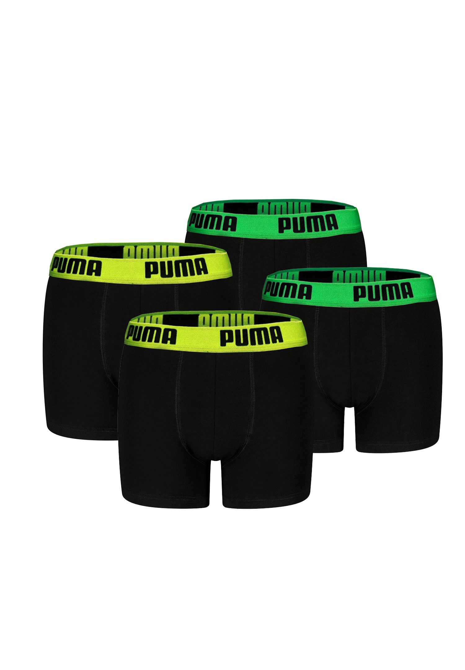 PUMA Boxershorts BOYS EVERYDAY BASIC BOXER 4P (Packung, 4-St., 4er-Pack)