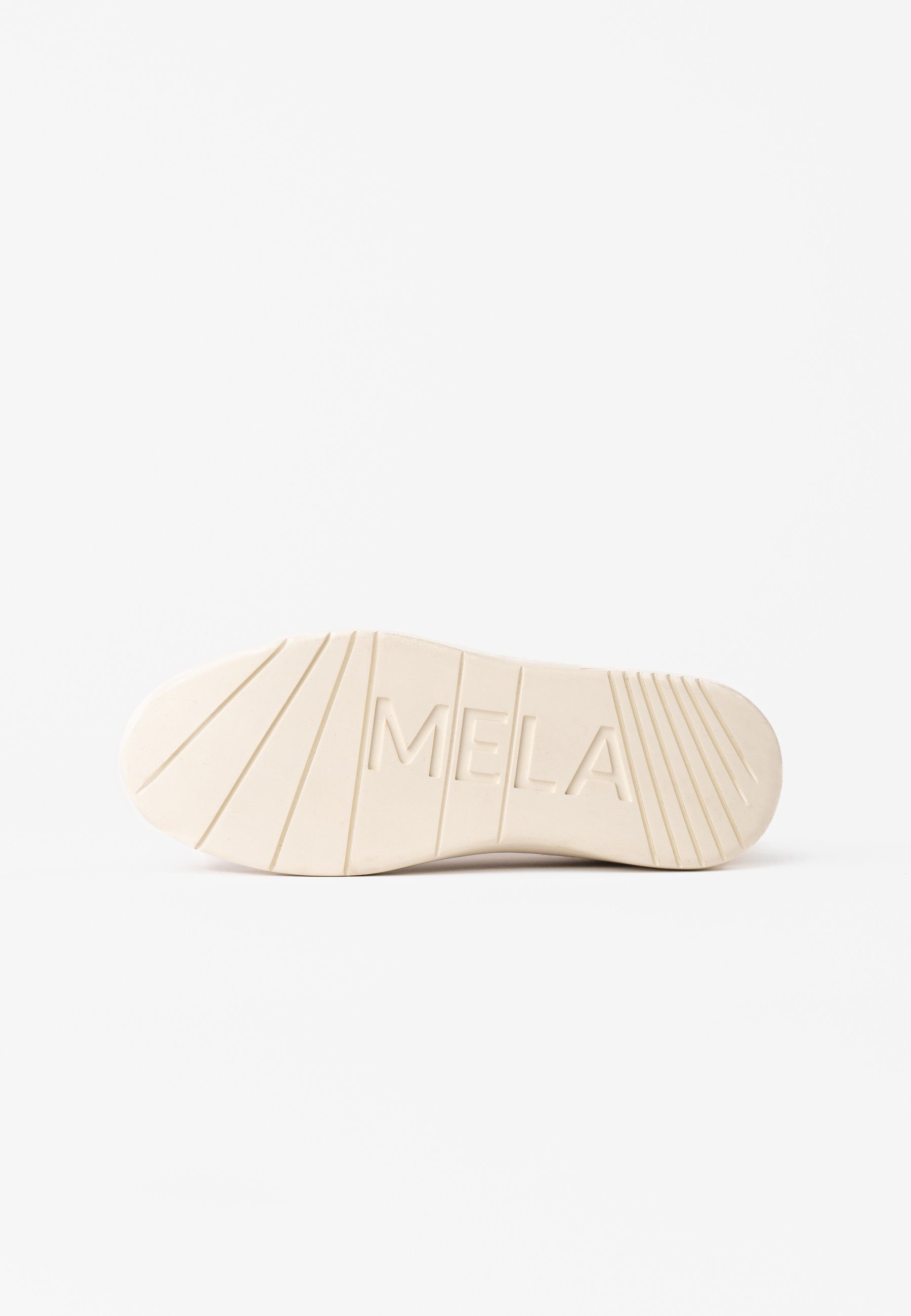 MELA weiß Sneaker / Sneaker zusätzlichem dusty Damen inklusive YALA Paar Schnürsenkel blue