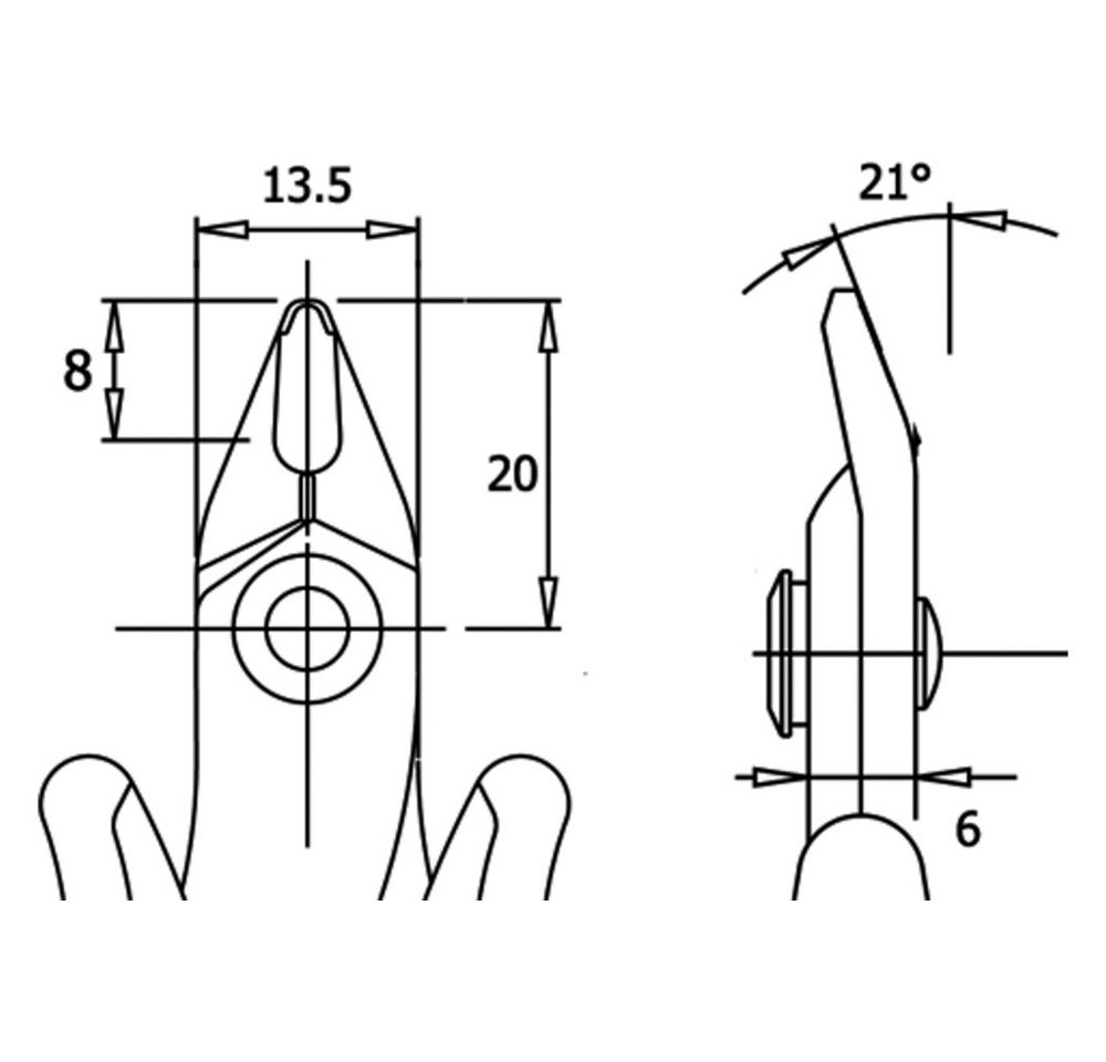 Thumbnail - WETEC ECO Seitenschneider Shear 195 mit Sicherheits-Clip