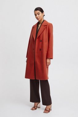 b.young Langmantel Mantel Reverskragen Jacke Lang BYCILIA COAT 3 6261 in Rot