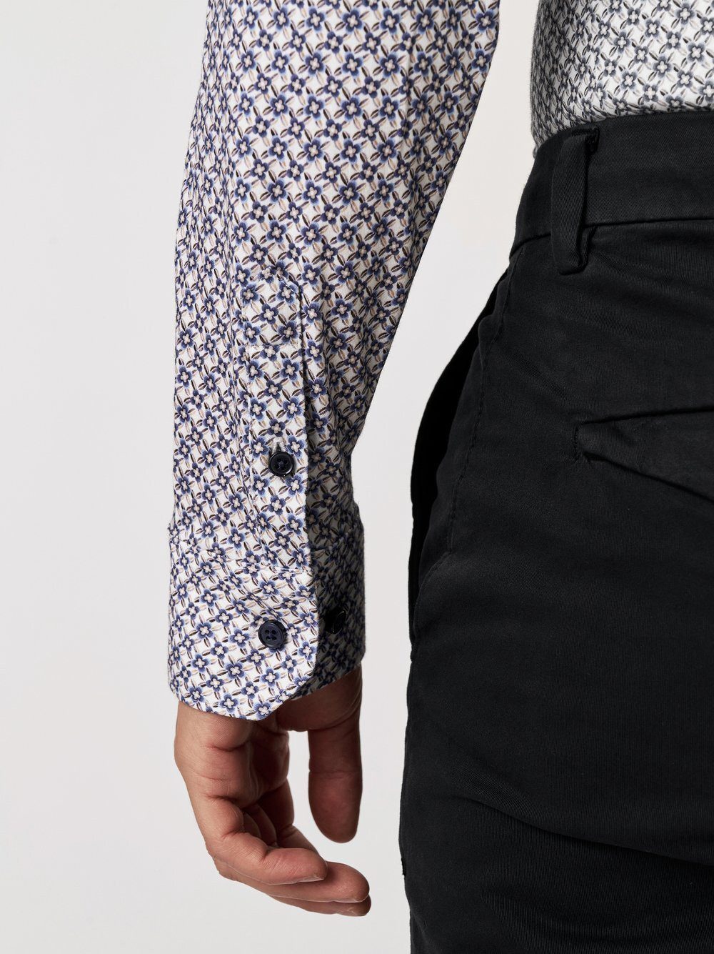 DESOTO Businesshemd Casual Kent mit Kent Kragen