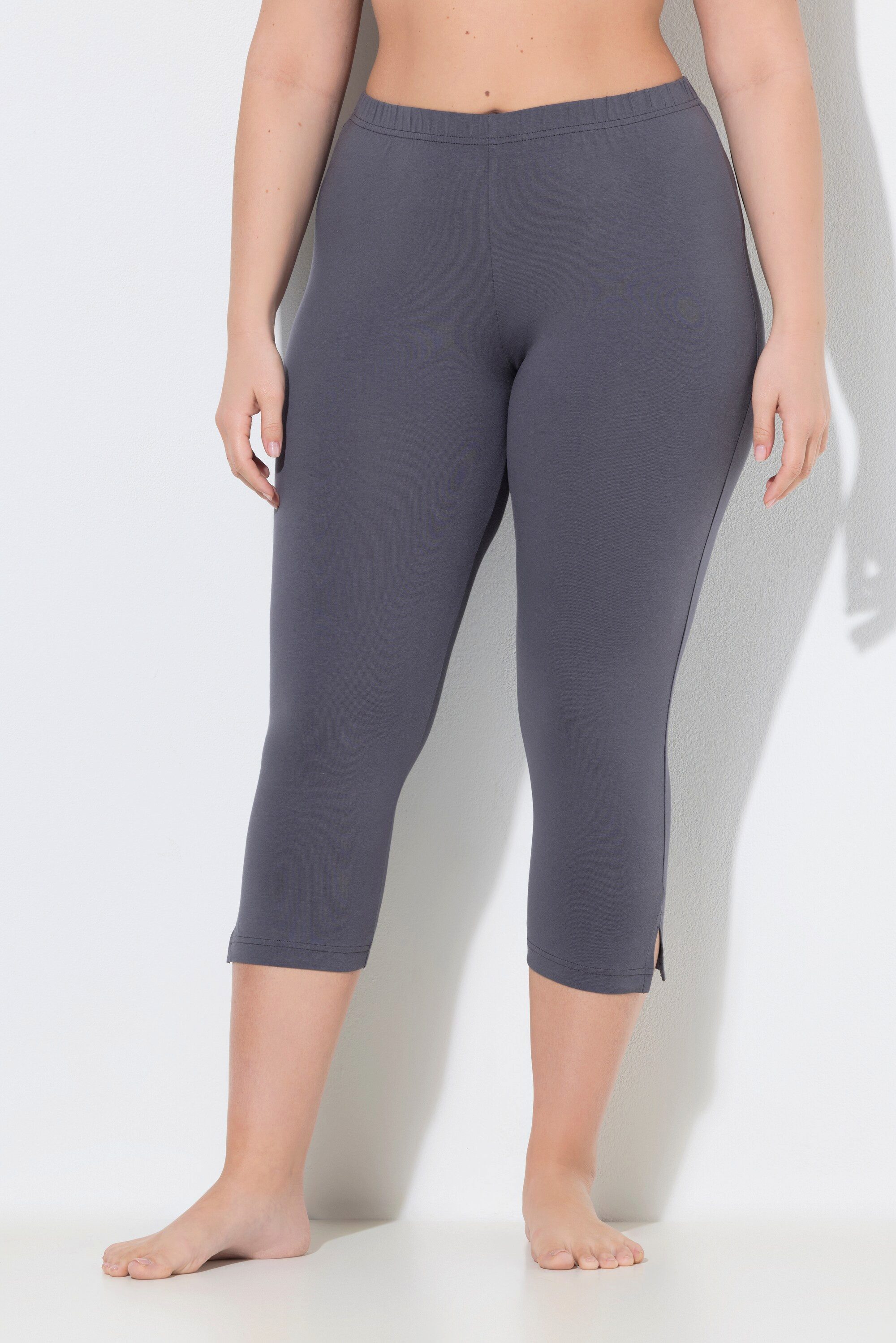 Ulla Popken Funktionshose Caprihose 7/8-Länge Elastikbund günstig online kaufen