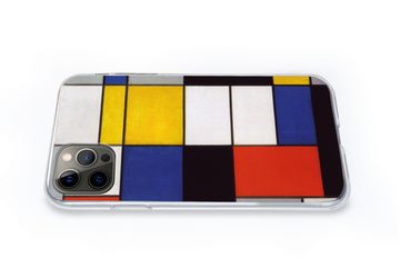 MuchoWow Handyhülle Komposition A - Piet Mondrian, Handyhülle Apple iPhone 13 Pro, Smartphone-Bumper, Print, Handy