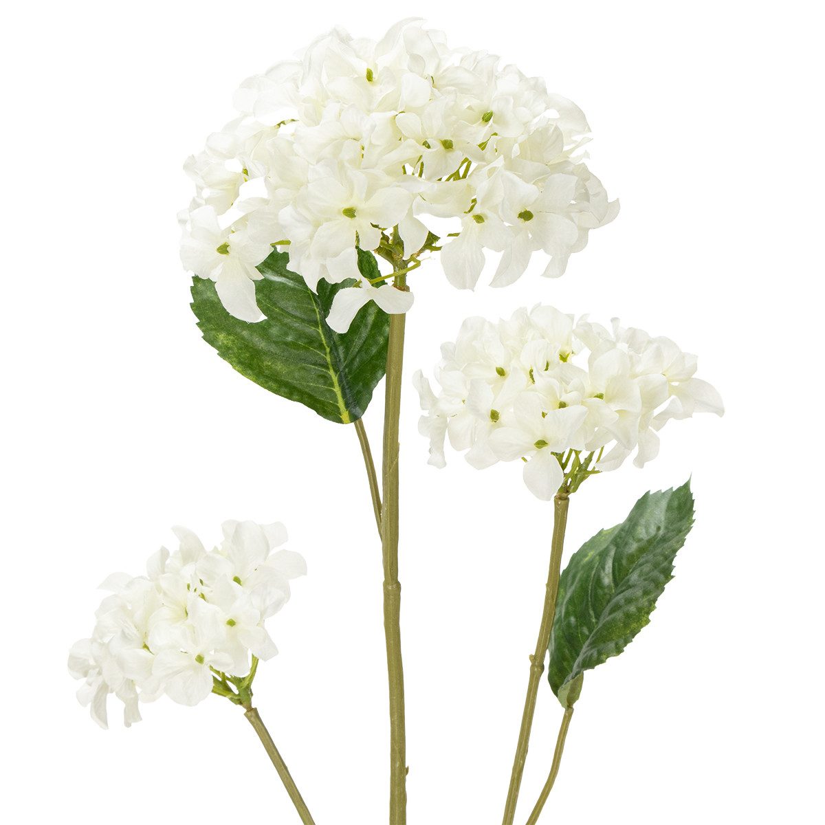 Kunstblume Künstliche Hortensie als elegante Dekoration für modernes, 2 Stück, Florists Products, Höhe 80 cm