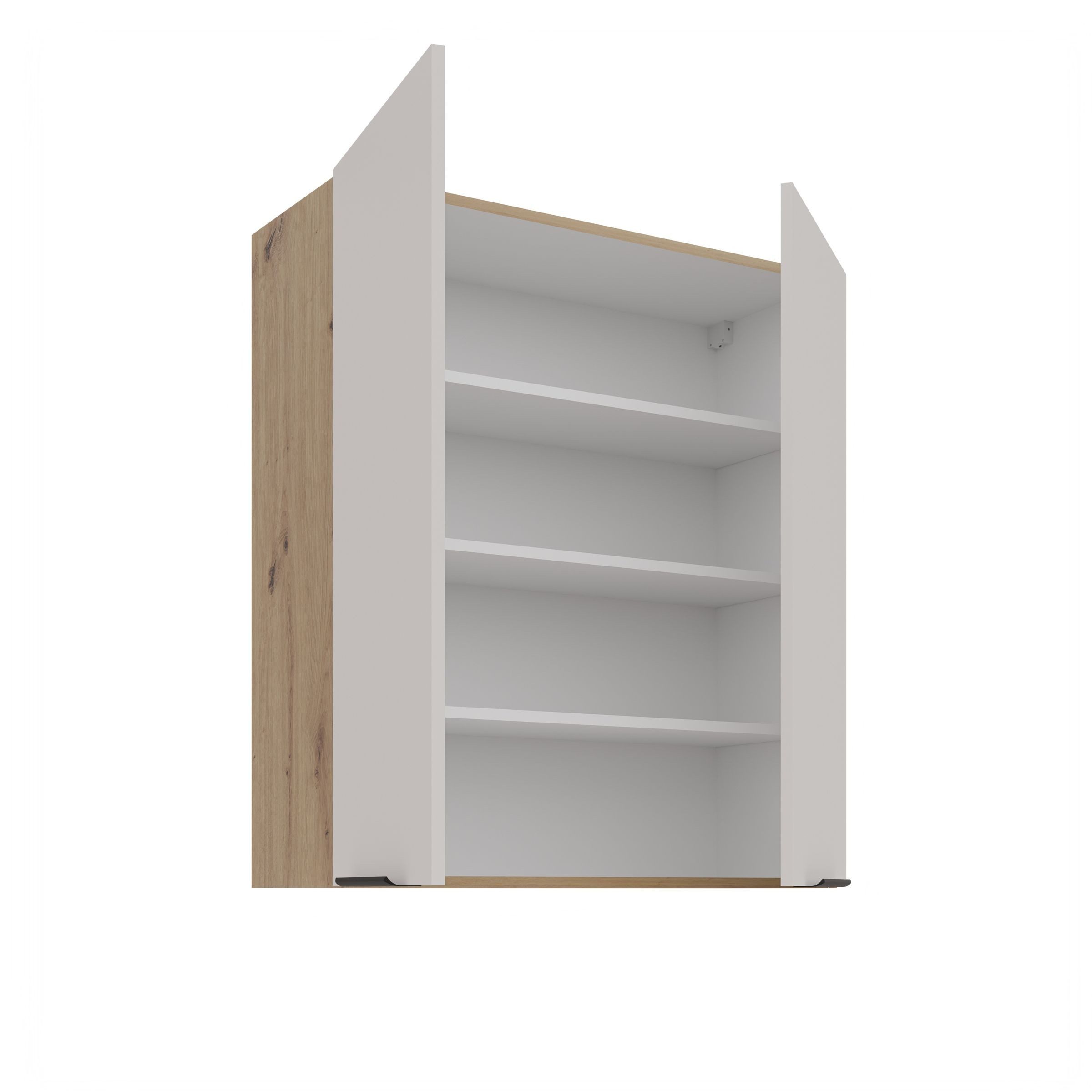 Küchen-Preisbombe Hängeschrank 80 cm Küche SOLANO Kaschmir beige Küchenzeil günstig online kaufen