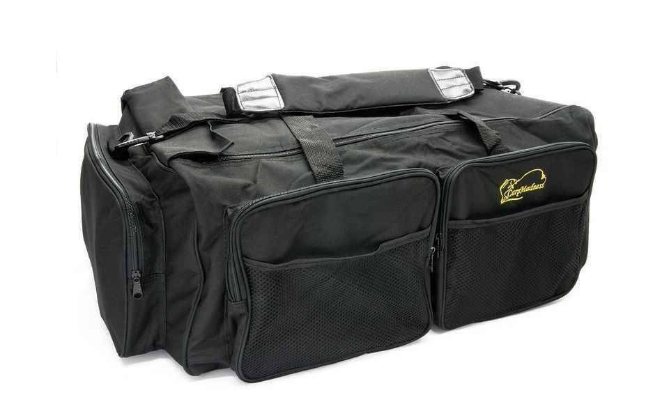 Carp Madness Angelkoffer Futterboot Transporttasche - Black Line Edition