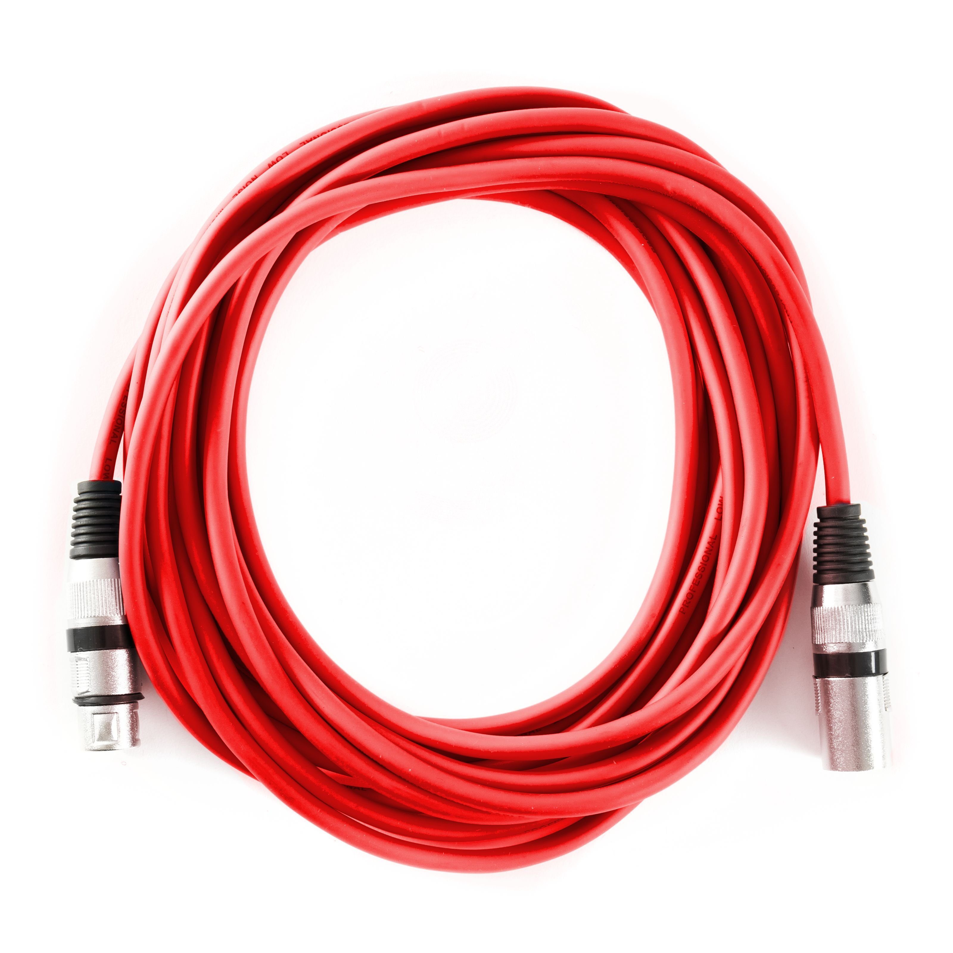 MUSIC STORE Audio-Kabel, XLR-Mikrofonkabel, 6m, Studioqualität