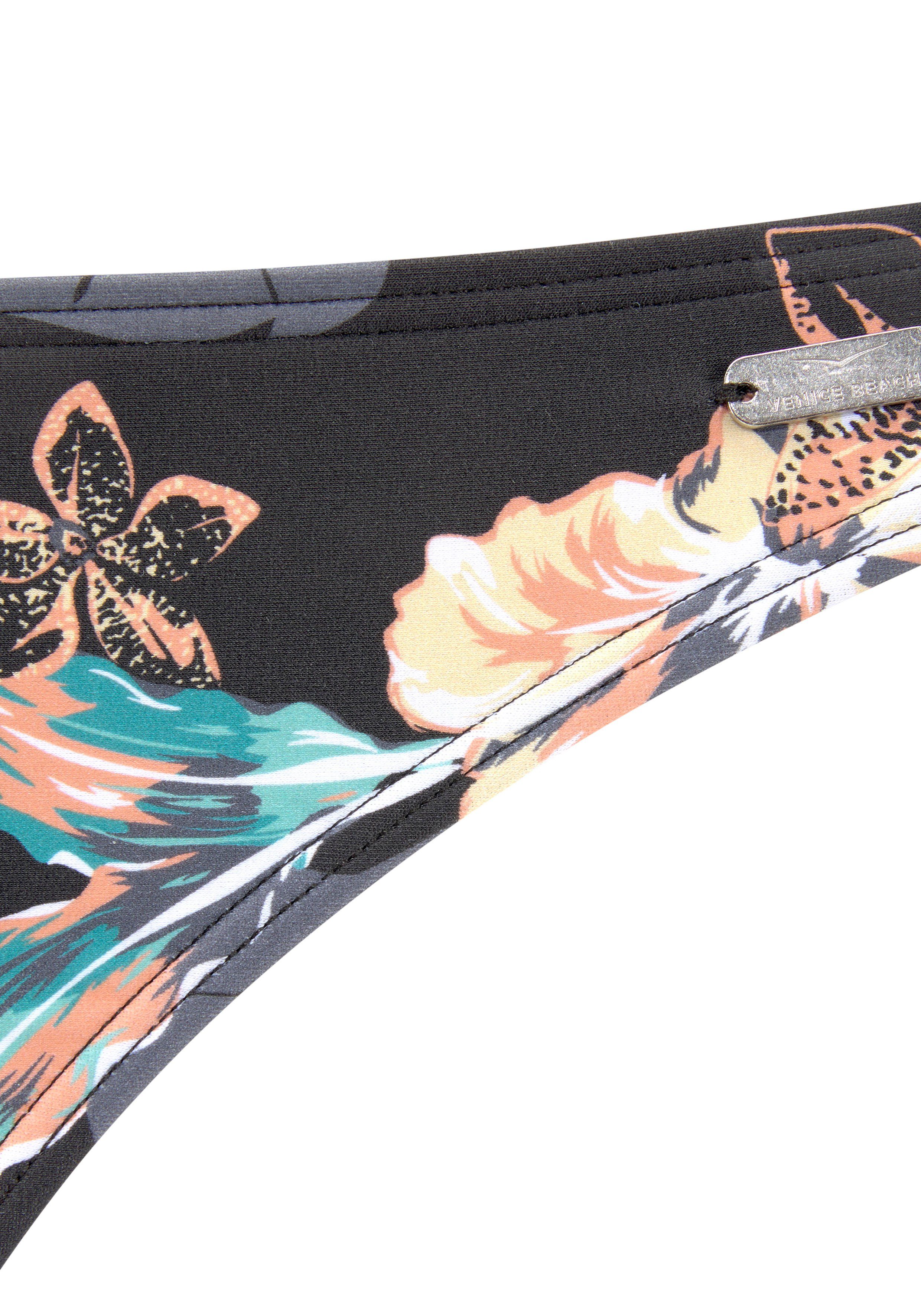 Venice Beach Bikini-Hose Lori mit modernem Print