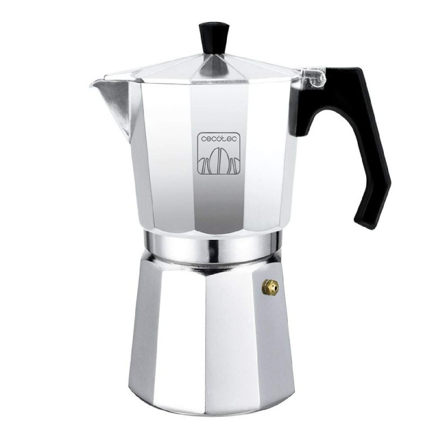 Cecotec Mokkamaschine, 1l Kaffeekanne, De Aluminio Cumbia Mokclassic 1200 Shiny