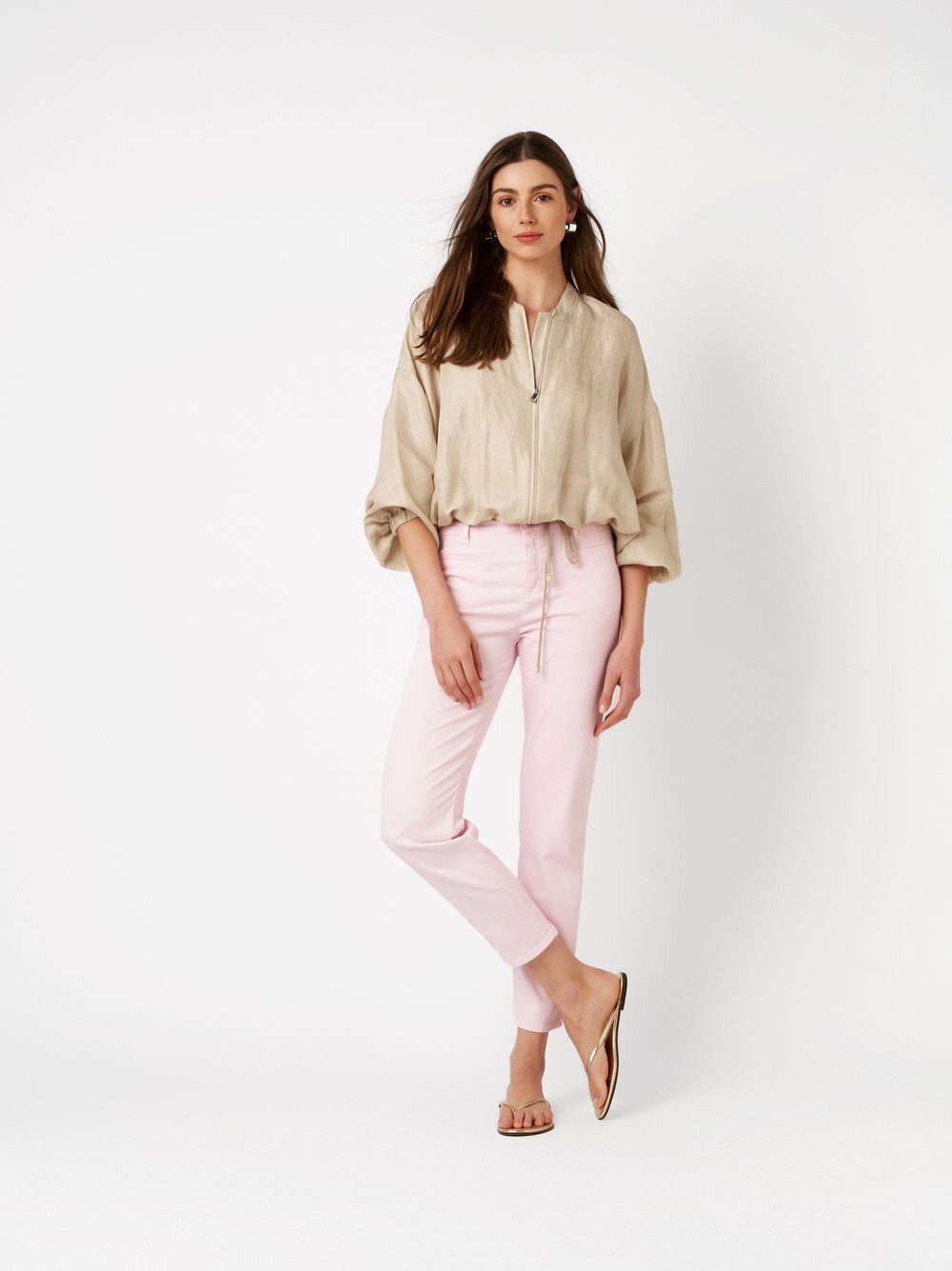 ROSNER Stretch-Hose Alisa Slim (1-tlg) mit aufgesetzten Fronttaschen