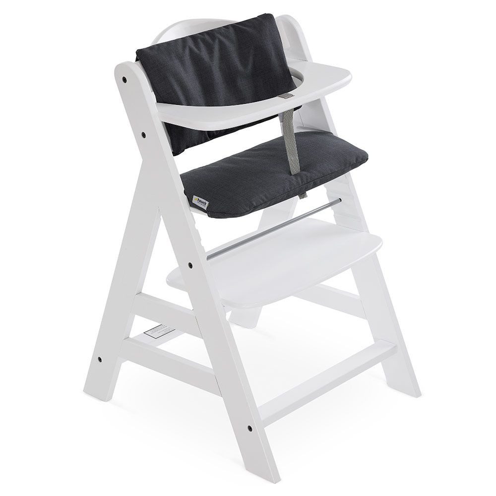 Hauck Hochstuhlauflage Deluxe - Melange Charcoal, günstig online kaufen