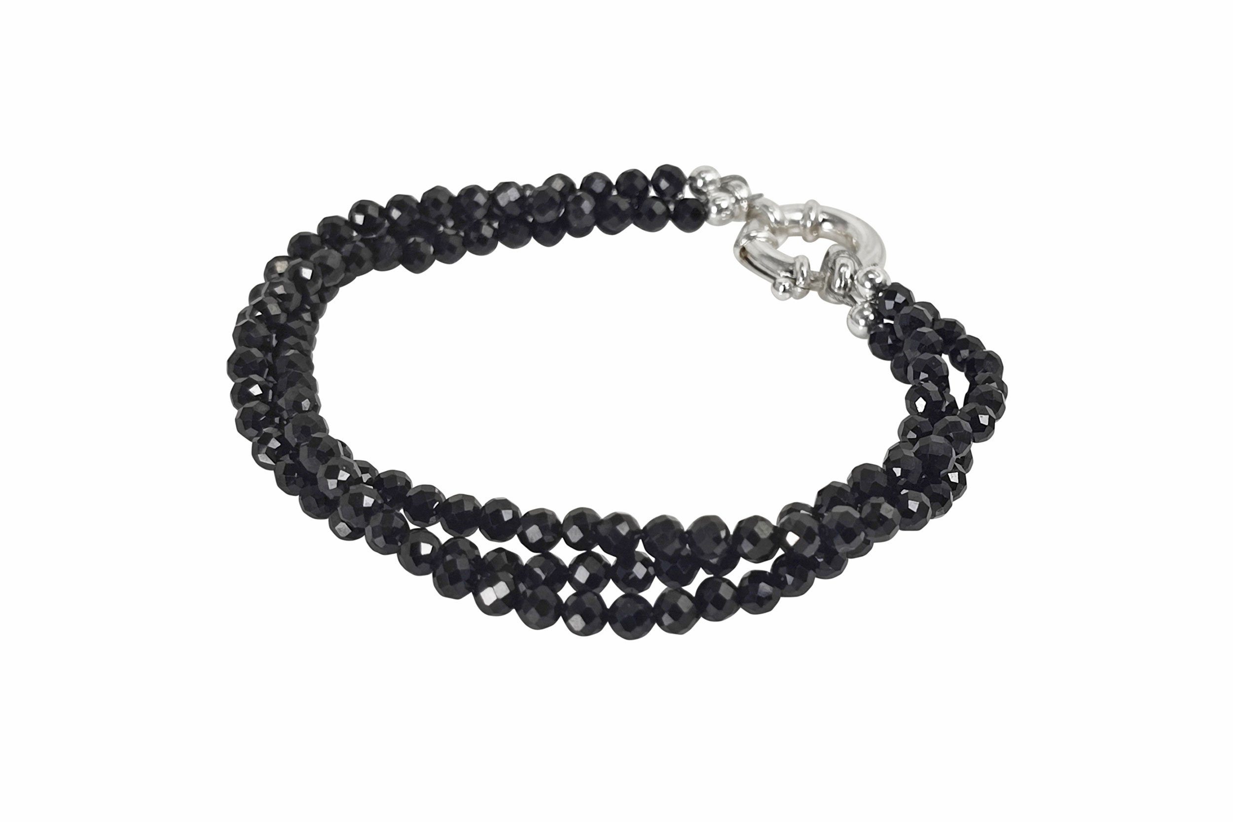 ALUNA Perlenarmband Spinell Armband dreireihig (inklusive Schmuckbox), ineinander verdreht_funkelnd_Geschenk_Business_ae0682x1