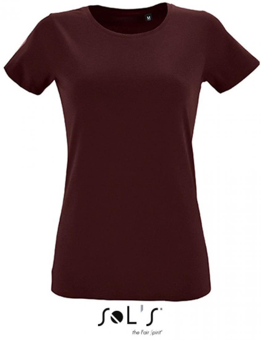 SOLS Rundhalsshirt Damen Round Neck Fitted T-Shirt Regent