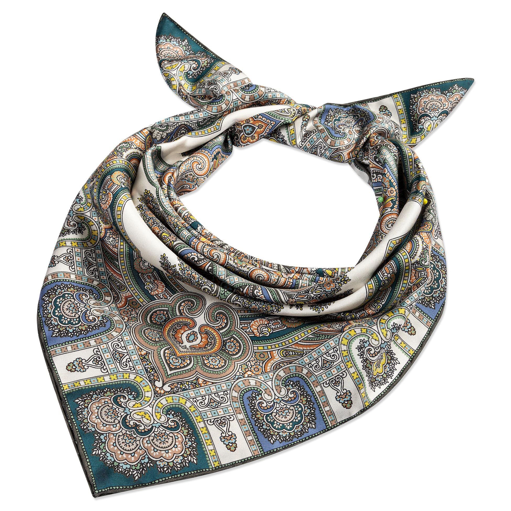 Roeckl Seidentuch TIMELESS PAISLEY, Weiches Kaschmirtuch