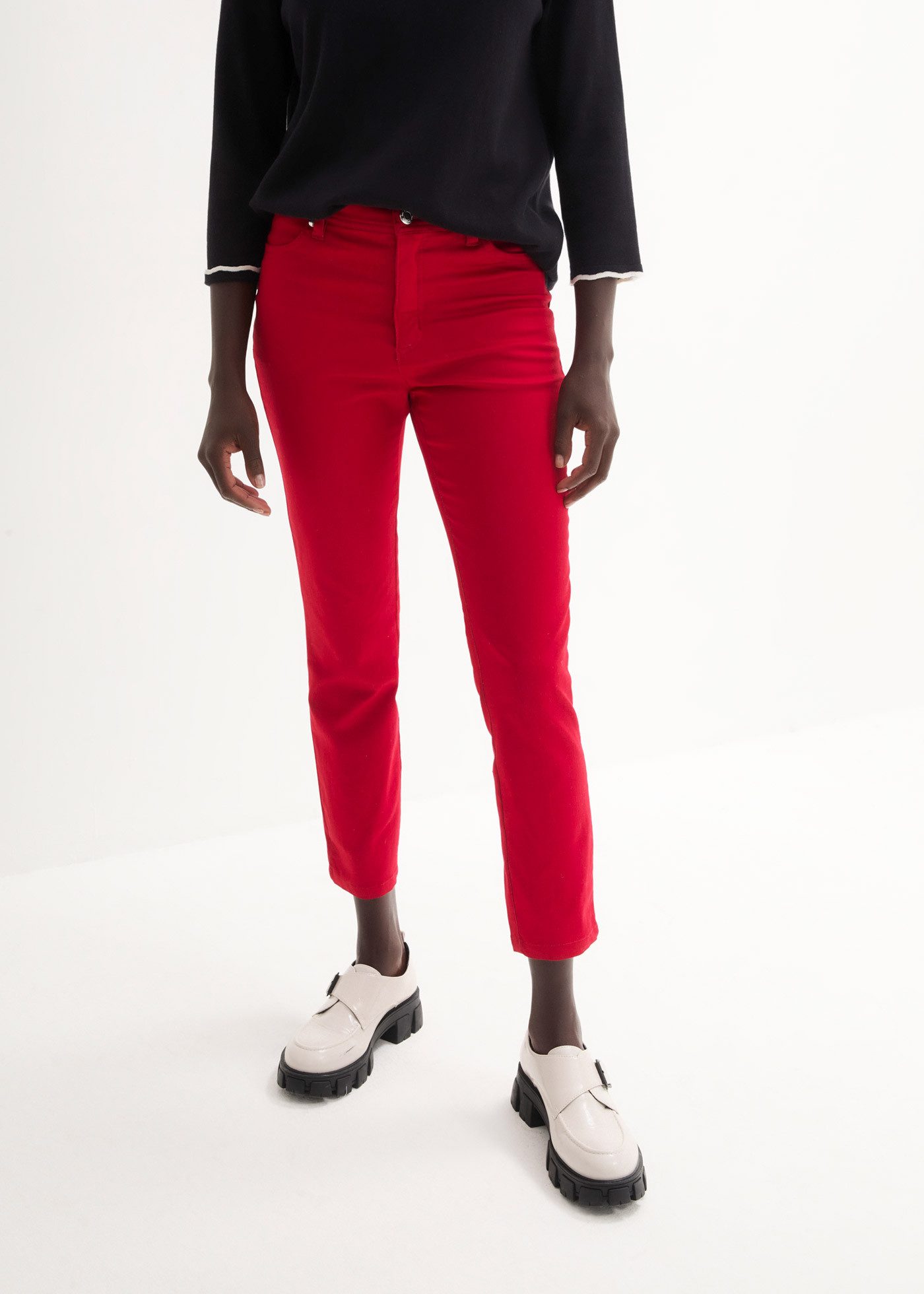 bonprix Stretch-Hose Stretchhose aus Baumwolle