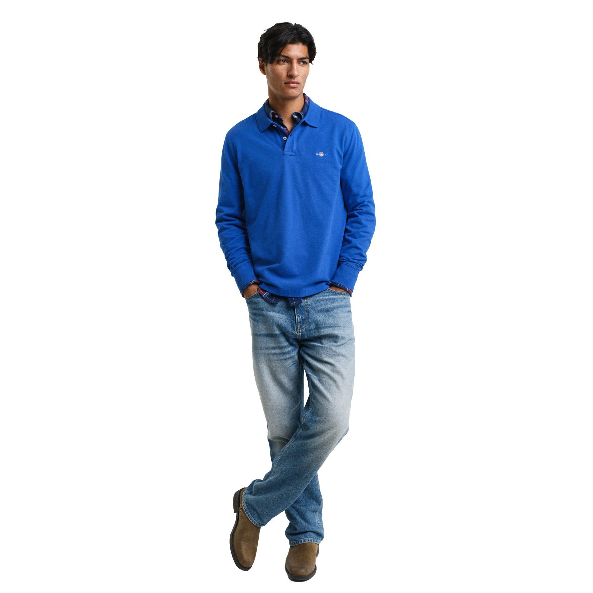 Gant Poloshirt Herren Poloshirt 1er Pack Baumwolle (Packung, 1er Pack)