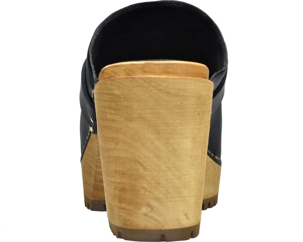 Sanita Wood-Peleni Chunk Open Clog
