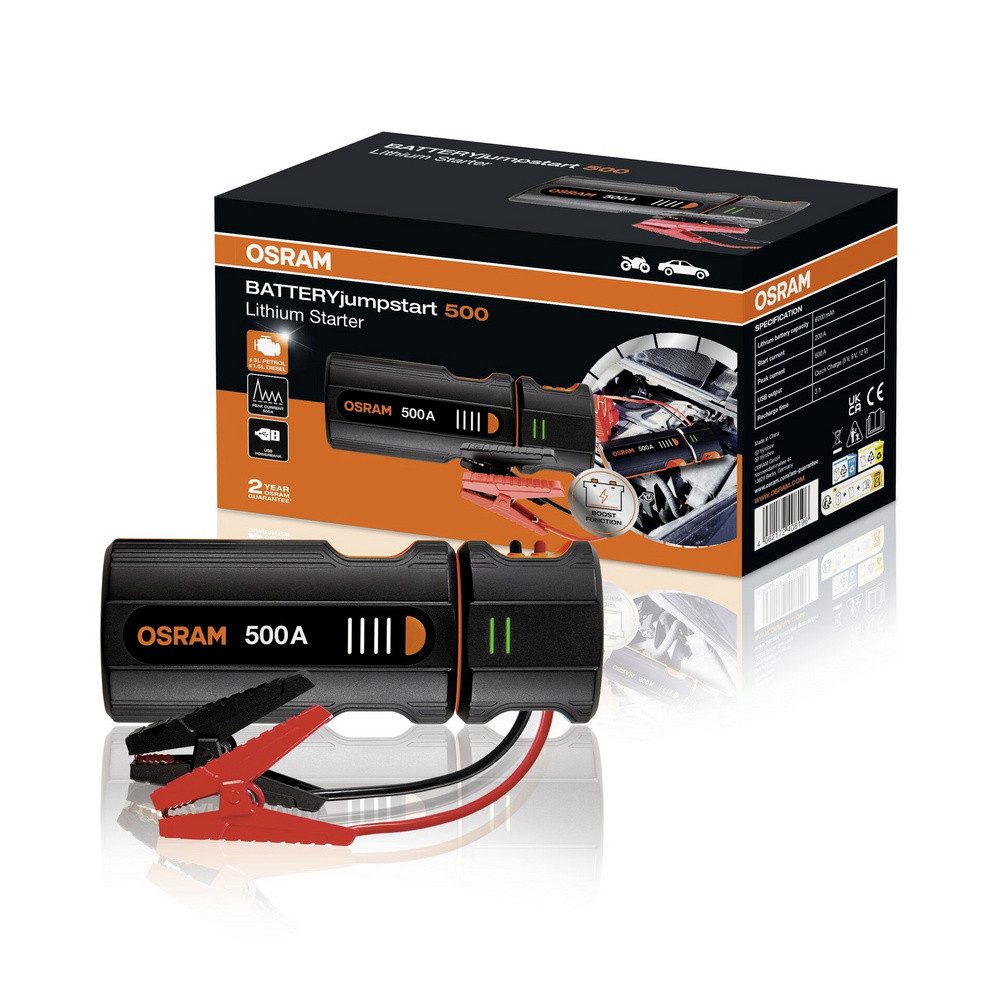 Osram Osram Automotive Schnellstartsystem BATTERYjumpstart 500 OJS010 Energiestation 6000 mAh