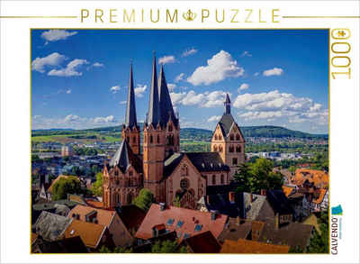 CALVENDO Puzzle CALVENDO Puzzle Gelnhausen Marienkirche 1000 Teile Lege-Größe 64 x 48 cm Foto-Puzzle Bild von Roland Adrian, 1000 Puzzleteile