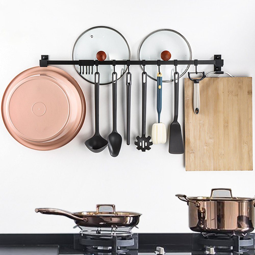 YVMOOEC Hakenleiste Haken Küchenregal, Wandmontierte Utensiltrack günstig online kaufen